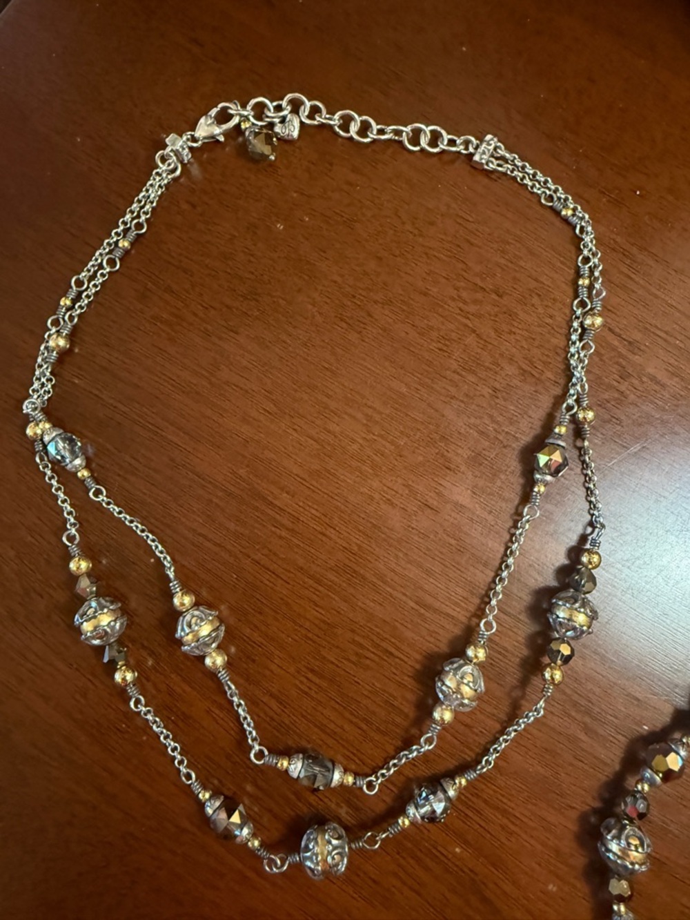 Brighton Jewelry. 3 piece set including necklace, bracelet and earrings. - Picture 4 of 9